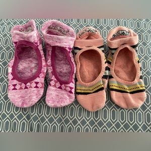 2 pair EUC Tavi Noir grip barre socks size S small